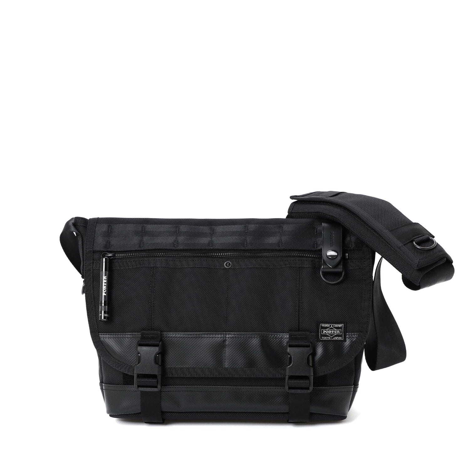 PORTER HEAT MESSENGER BAG ポーター　ショルダーバッグ Porter-Yoshida & Co. - Porter Heat Messenger Bag (S) - Black