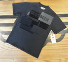 HAMID HOLLOMAN - Patch Work HOLLOMAN Tee - Faded Black - City Workshop Men's Supply Co.