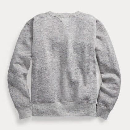 Double RL - Fleece Sweatshirt in Athletic Grey
