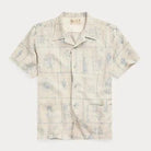 Double RL - Print Indigo Linen Camp Shirt - Creme/Multi - City Workshop Men's Supply Co.