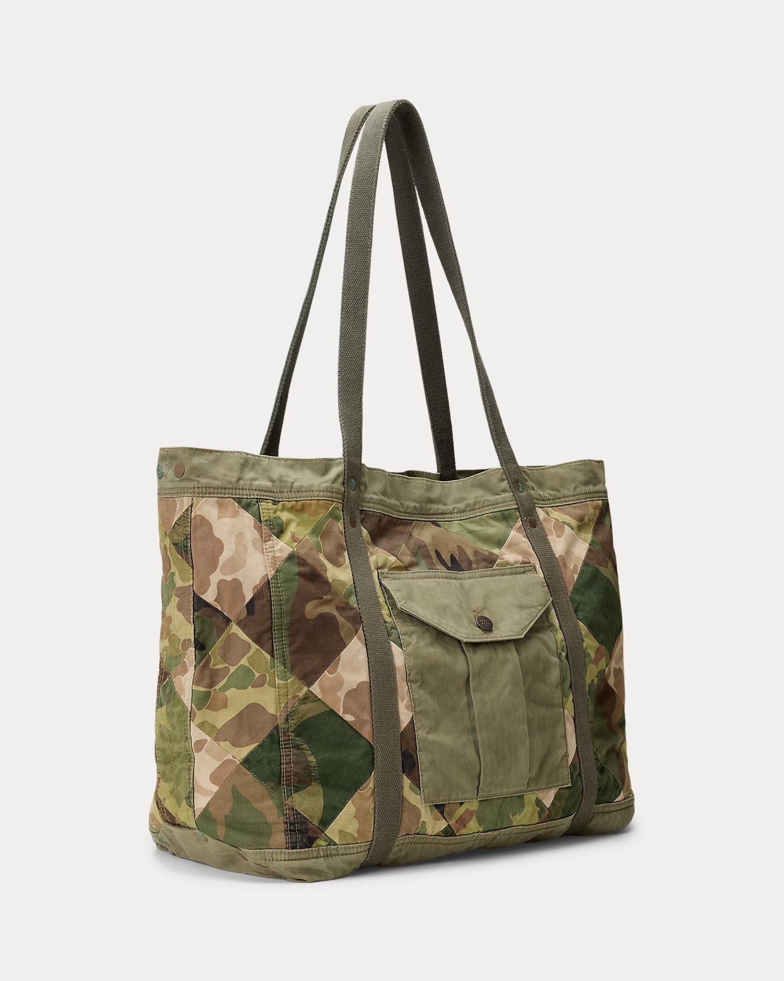 Double RL - Limited-Edition Patchwork Camo Tote - City Workshop Men's Supply Co.