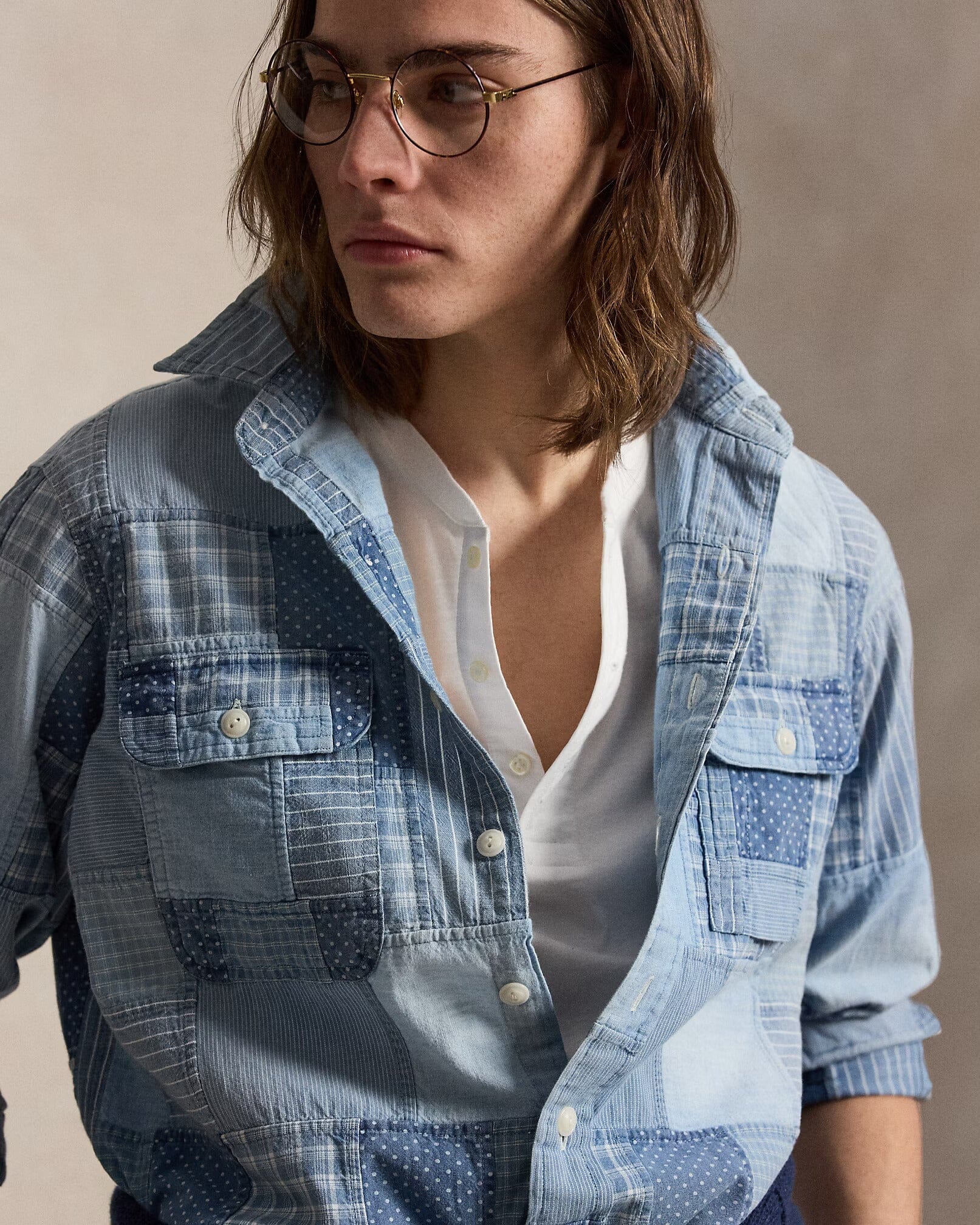 Polo Ralph Lauren - Classic Fit Patchwork Workshirt - Indigo