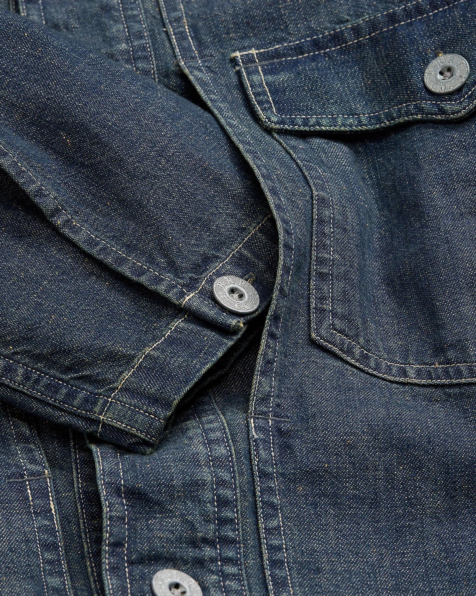 Double RL - Indigo Denim Overshirt - Dark Wash – City Double RL - Indigo Denim Overshirt - Dark Wash – City