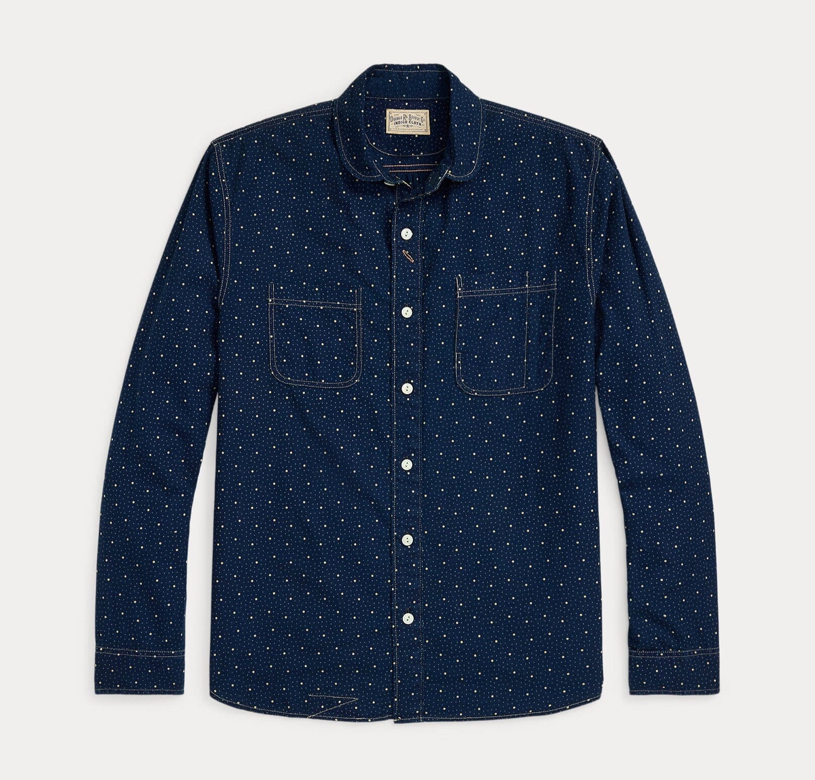 Double RL - Dot-Print Indigo Workshirt - Indigo – City Workshop