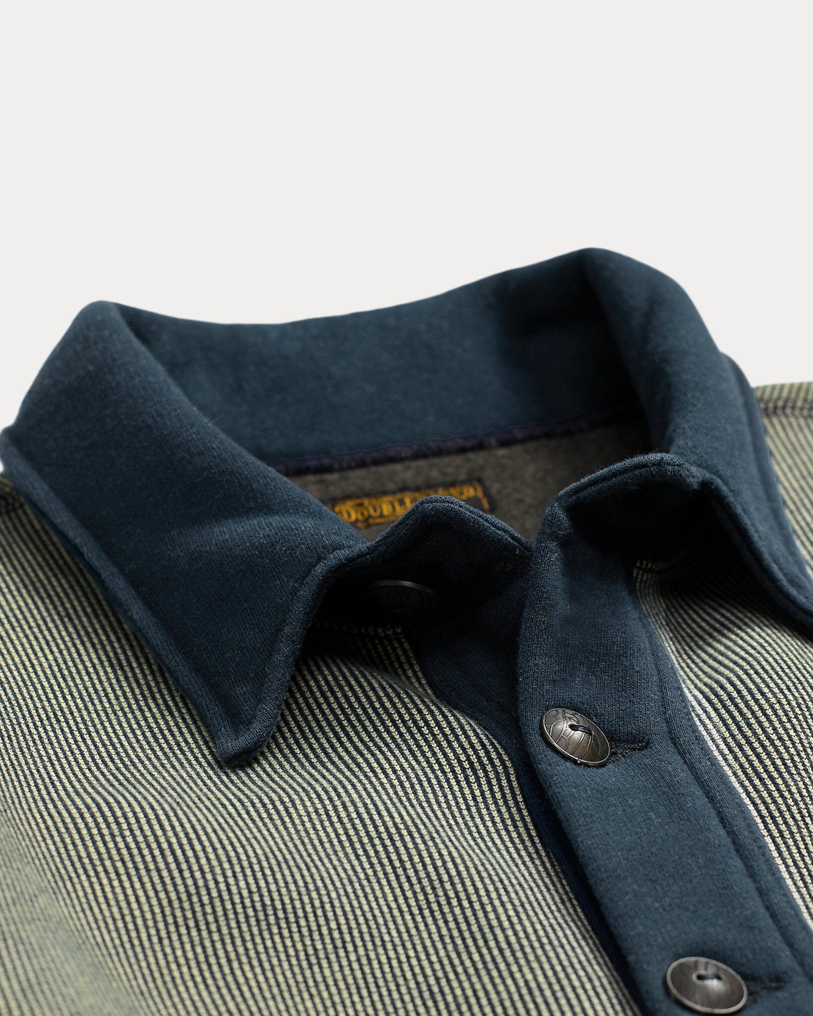 Double RL - Striped Jacquard-Knit Cardigan - Navy Multi – City