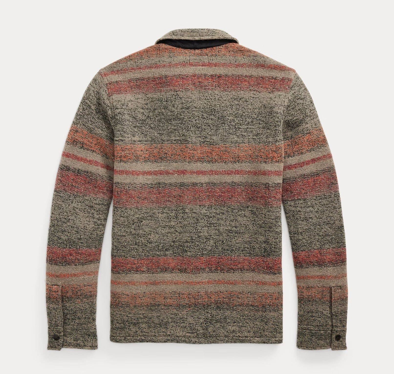 Double RL - Striped Double-Knit Wool-Blend Jacket - Red