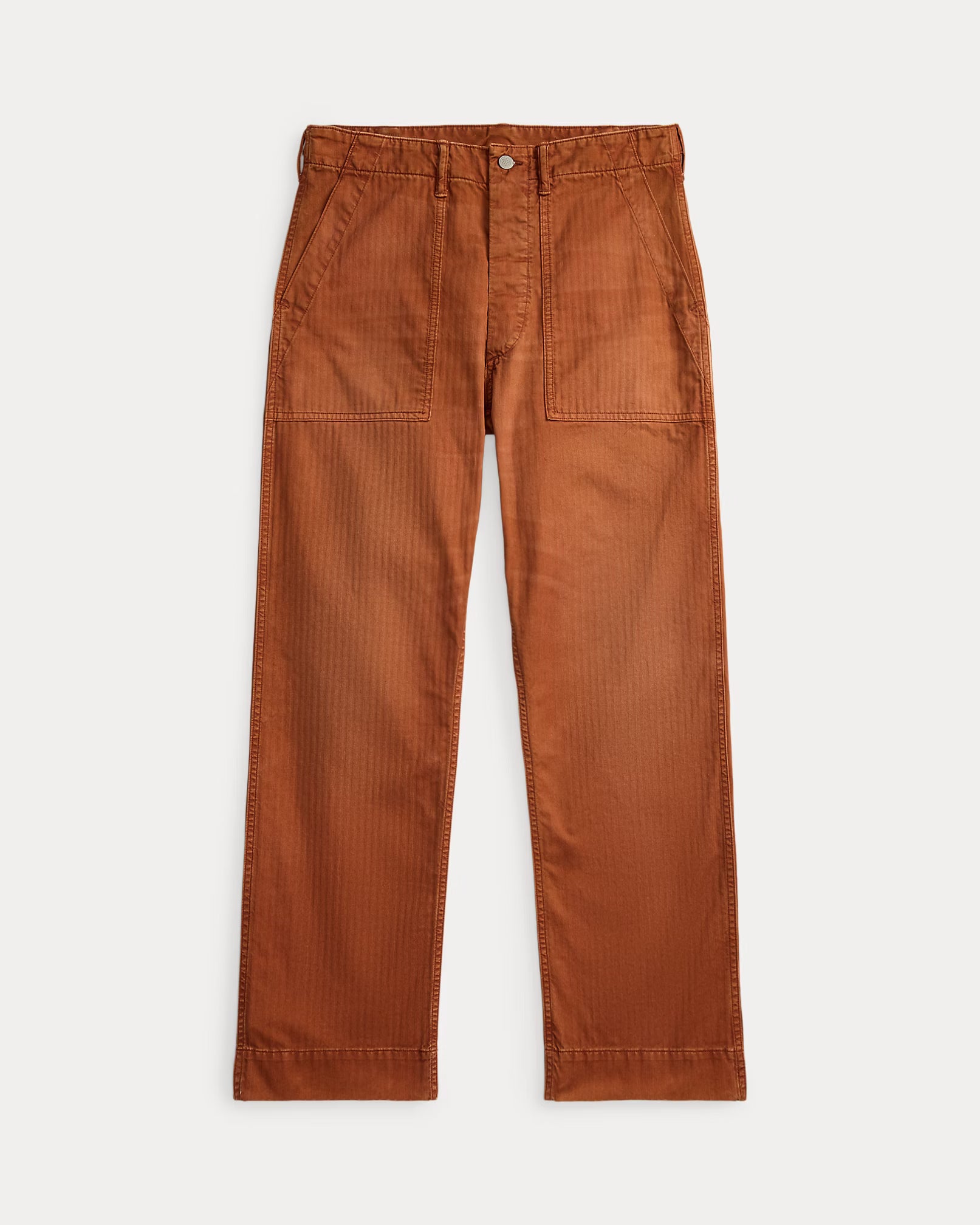 Double RL - Herringbone Twill Field Trousers - Distressed Red - City Workshop Men's Supply Co.