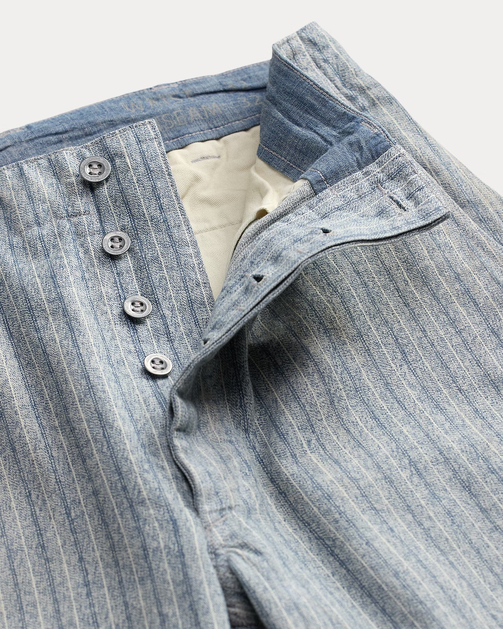 名作RRLダブルアールエルJaspeジャスペインディゴリペアワークパンツ Double RL - Striped Jaspé Field Pant - Navy/White – City Workshop