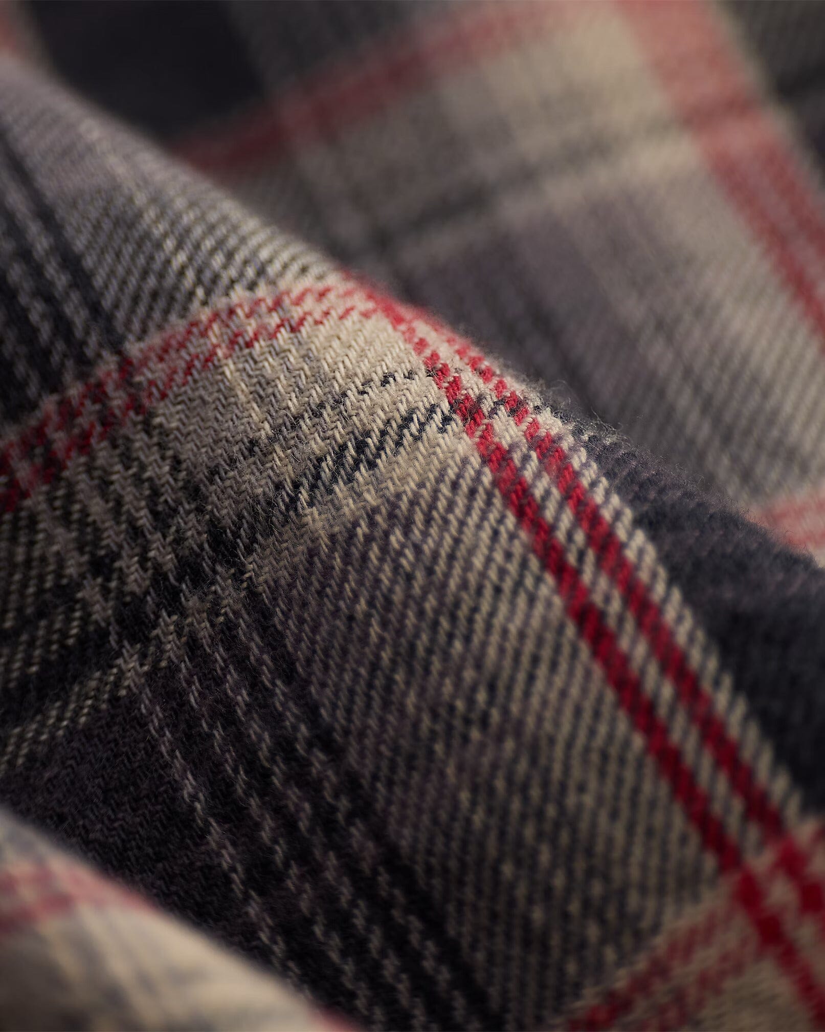 Double RL - Plaid Twill Workshirt - Grey/Red – City Workshop Men's