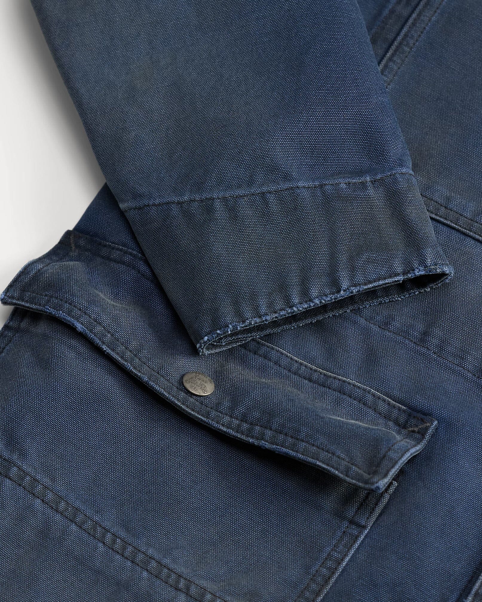 Double RL - Canvas Corduroy-Collar Engineer Jacket - Faded Navy