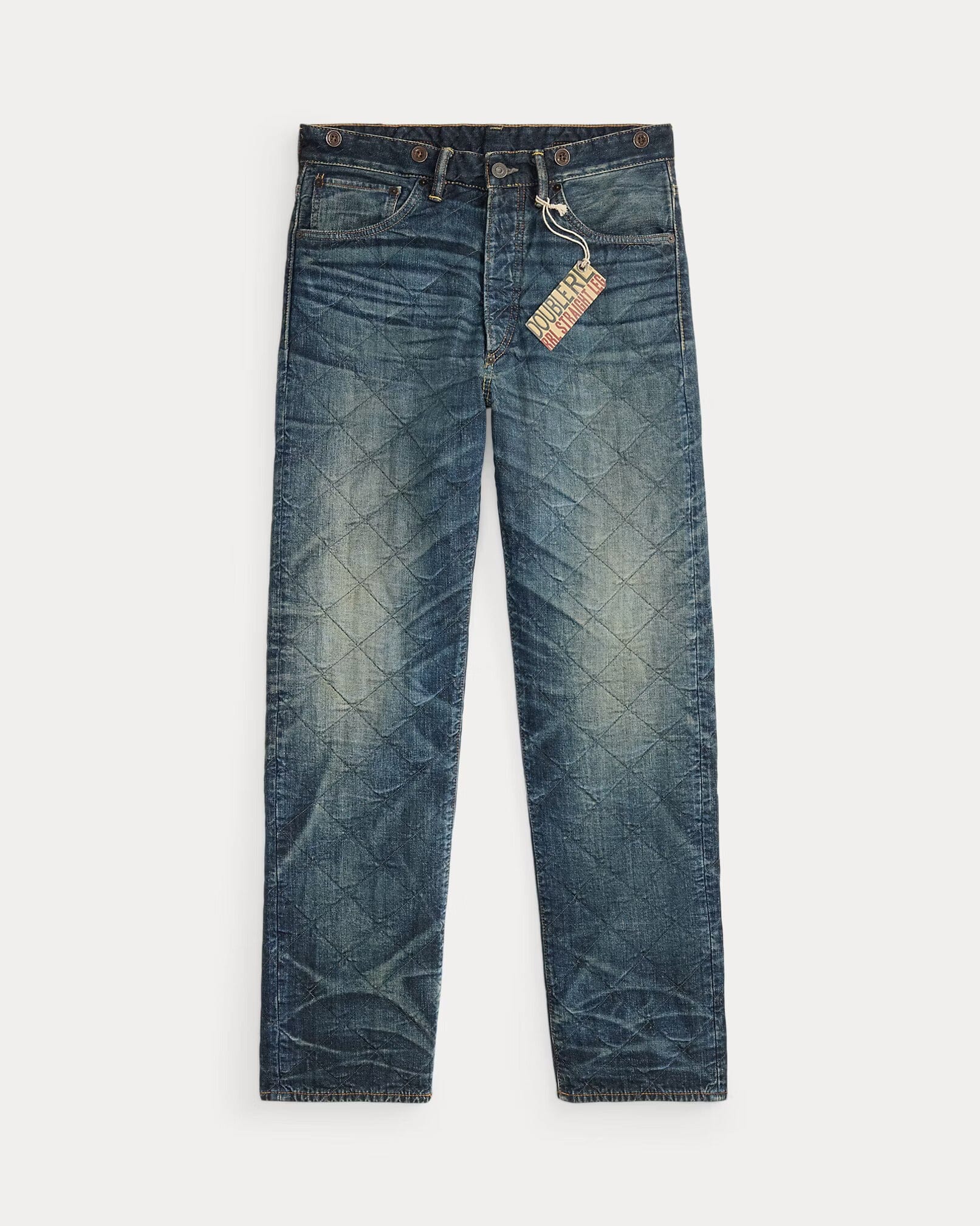 Double RL - Straight Fit Ridgewood Quilted Jean - Ridgewood Wash