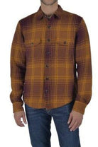 KATO - The Anvil 13oz Loose Weave Plaid - Brown - City Workshop Men's Supply Co.