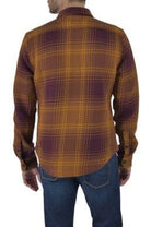 KATO - The Anvil 13oz Loose Weave Plaid - Brown - City Workshop Men's Supply Co.