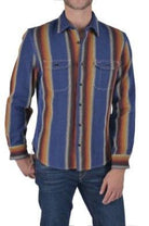 KATO - The Brace Shirt - Blue Stripe - City Workshop Men's Supply Co.