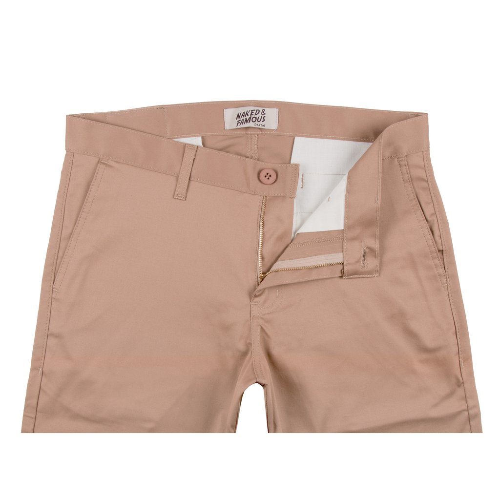 Naked & Famous - Slim Chino - Beige Stretch Twill - City Workshop Men's Supply Co.