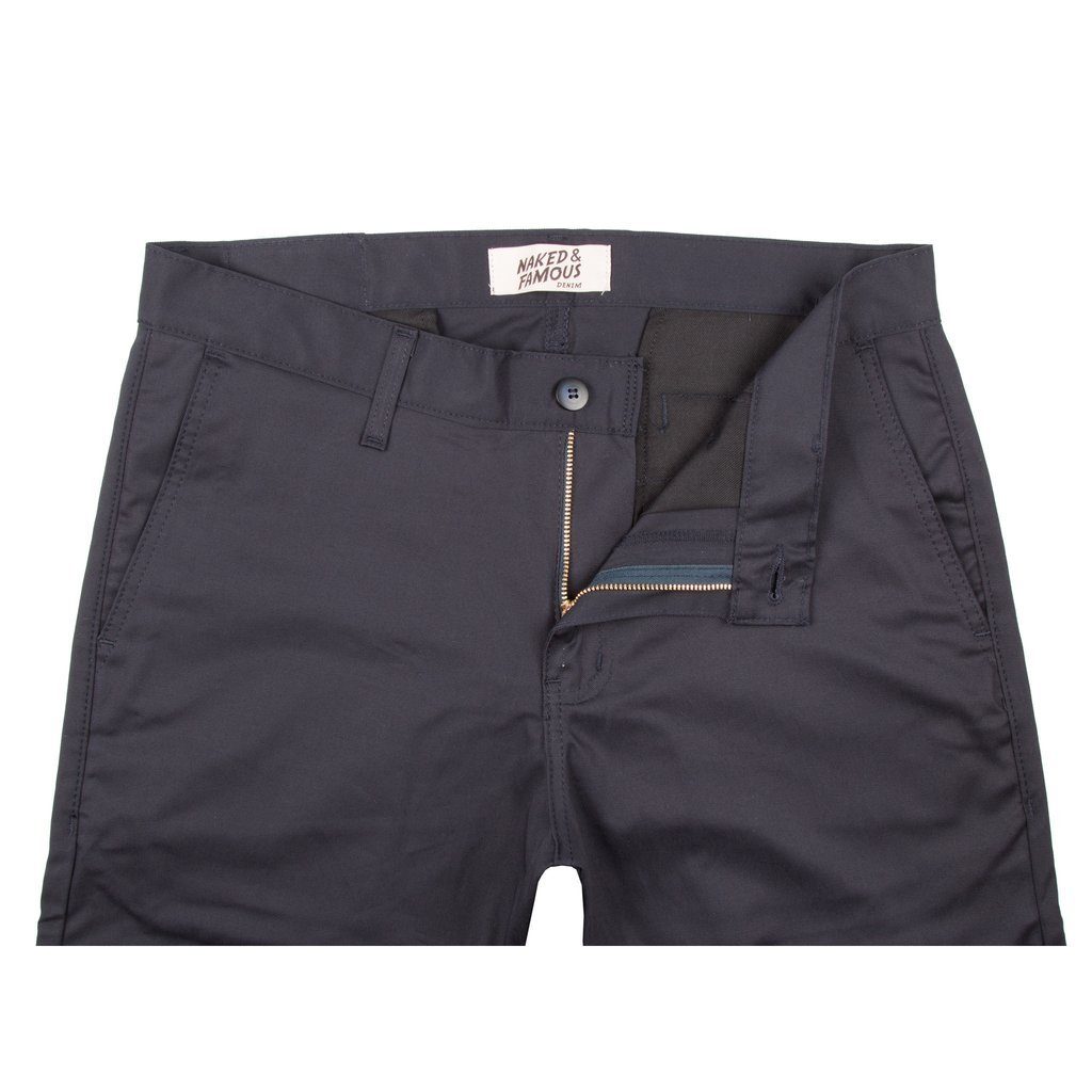 Naked & Famous - Slim Chino - Navy Stretch Twill - City Workshop Men's Supply Co.