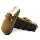 Birkenstock - Boston Shearling Suede Leather - Mink - City Workshop Men's Supply Co.