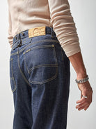 MEN'S LEE® X THE BROOKLYN CIRCUS® 101B Cowboy Buckle Back Jean in Indigo Selvedge - City Workshop Men's Supply Co.