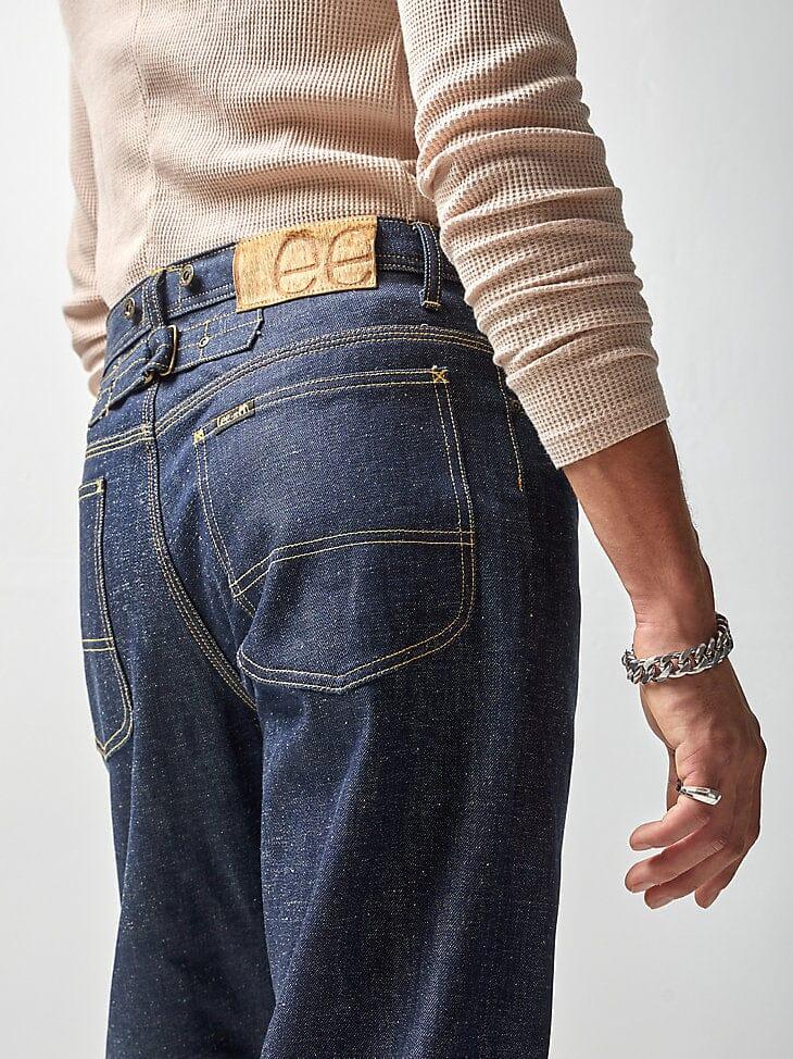 MEN'S LEE® X THE BROOKLYN CIRCUS® 101B Cowboy Buckle Back Jean in Indigo Selvedge - City Workshop Men's Supply Co.