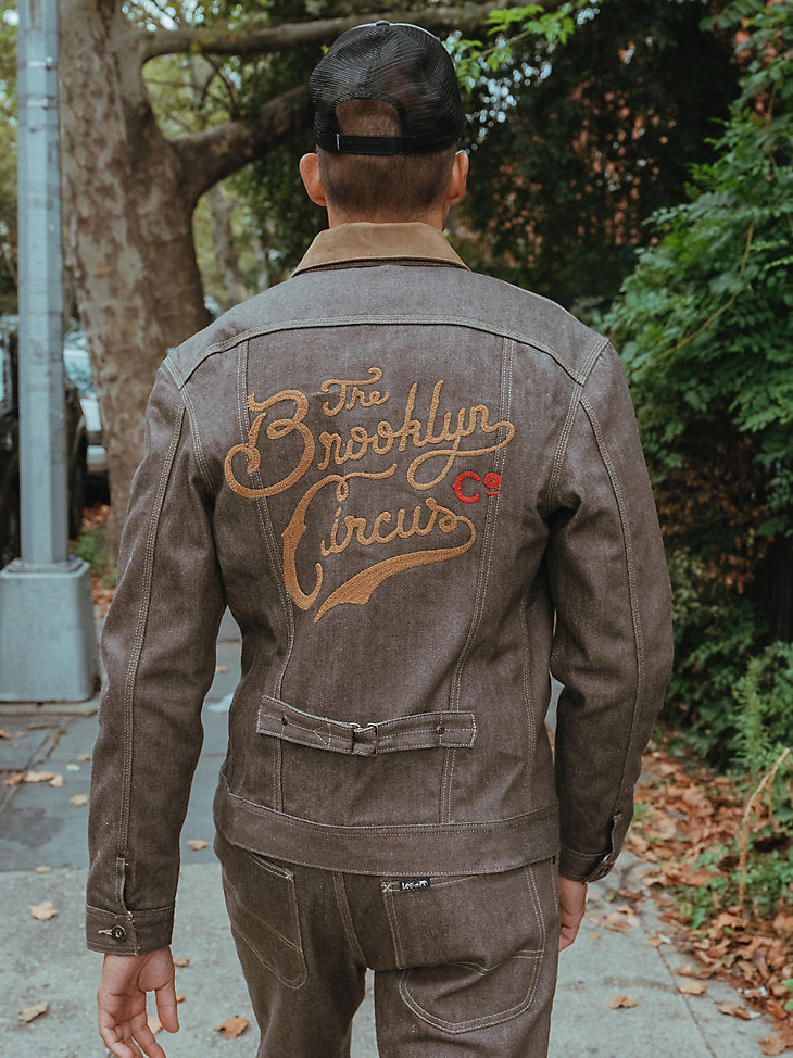 MEN'S LEE® X THE BROOKLYN CIRCUS® 1930'S Cowboy Jacket in Brown Selvedge - City Workshop Men's Supply Co.