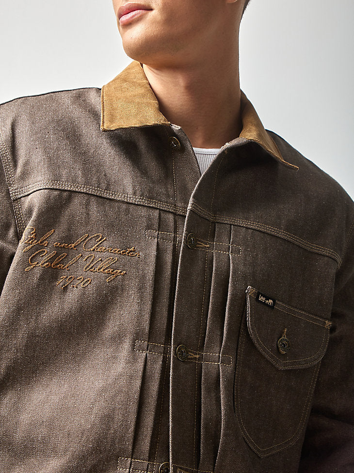 MEN'S LEE® X THE BROOKLYN CIRCUS® 1930'S Cowboy Jacket in Brown Selvedge