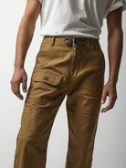 MEN'S LEE® X THE BROOKLYN CIRCUS® Drawstring Supply Pant in Dark Khaki - City Workshop Men's Supply Co.