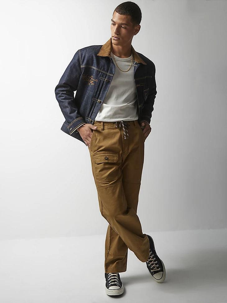 MEN'S LEE® X THE BROOKLYN CIRCUS® Drawstring Supply Pant in Dark Khaki - City Workshop Men's Supply Co.