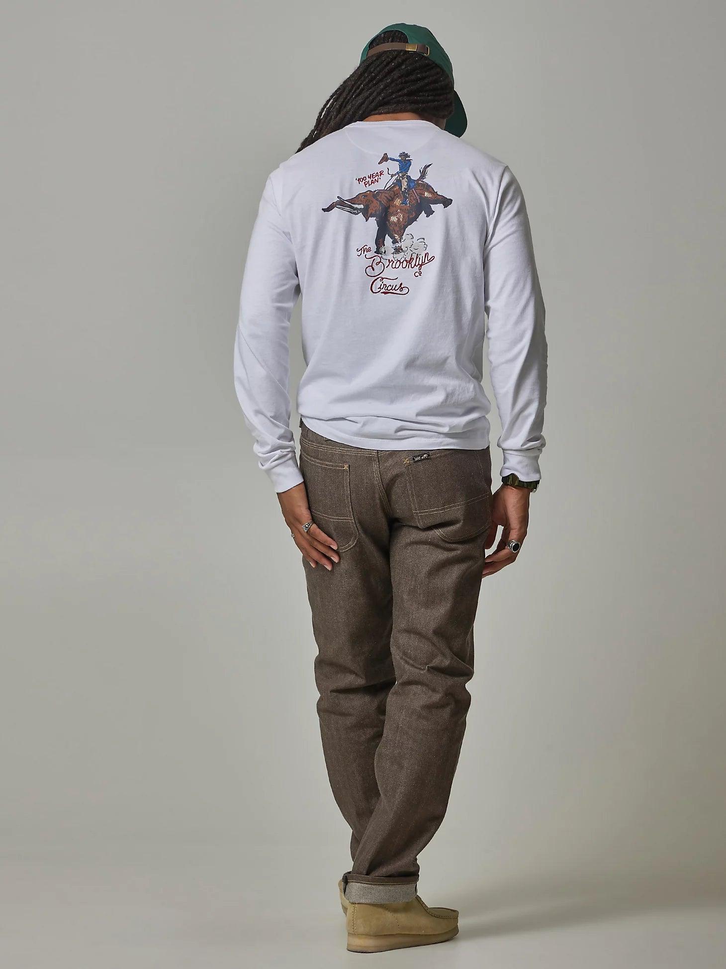 THE LEE® X BROOKLYN CIRCUS® Long Sleeve Tee in White - City Workshop Men's Supply Co.