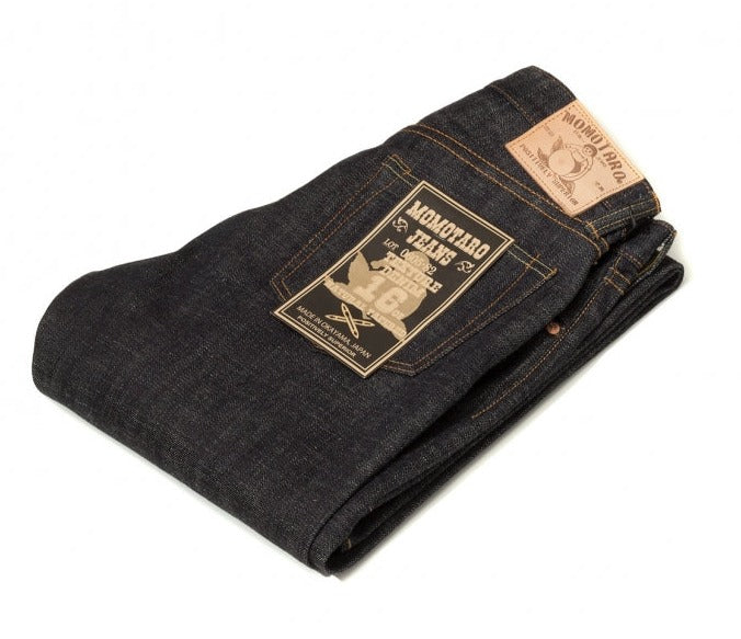 Momotaro Jeans - 0605-82 Texture Denim 16oz GTB Black Stripe - City Workshop Men's Supply Co.