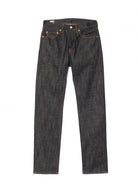 Momotaro Jeans - 0605-82 Texture Denim 16oz GTB Black Stripe - City Workshop Men's Supply Co.