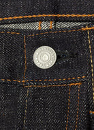 Momotaro Jeans - 0605-82 Texture Denim 16oz GTB Black Stripe - City Workshop Men's Supply Co.