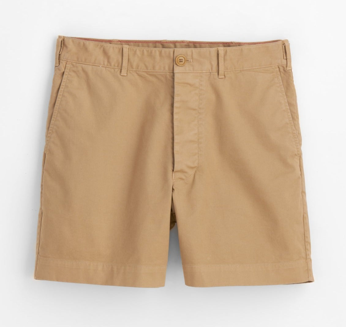 Alex Mill - Flat Front Shorts in Chino - Vintage Khaki – City 