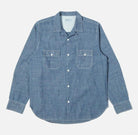 Universal Works - Worker Shirt In Indigo Chambray - City Workshop Men's Supply Co.