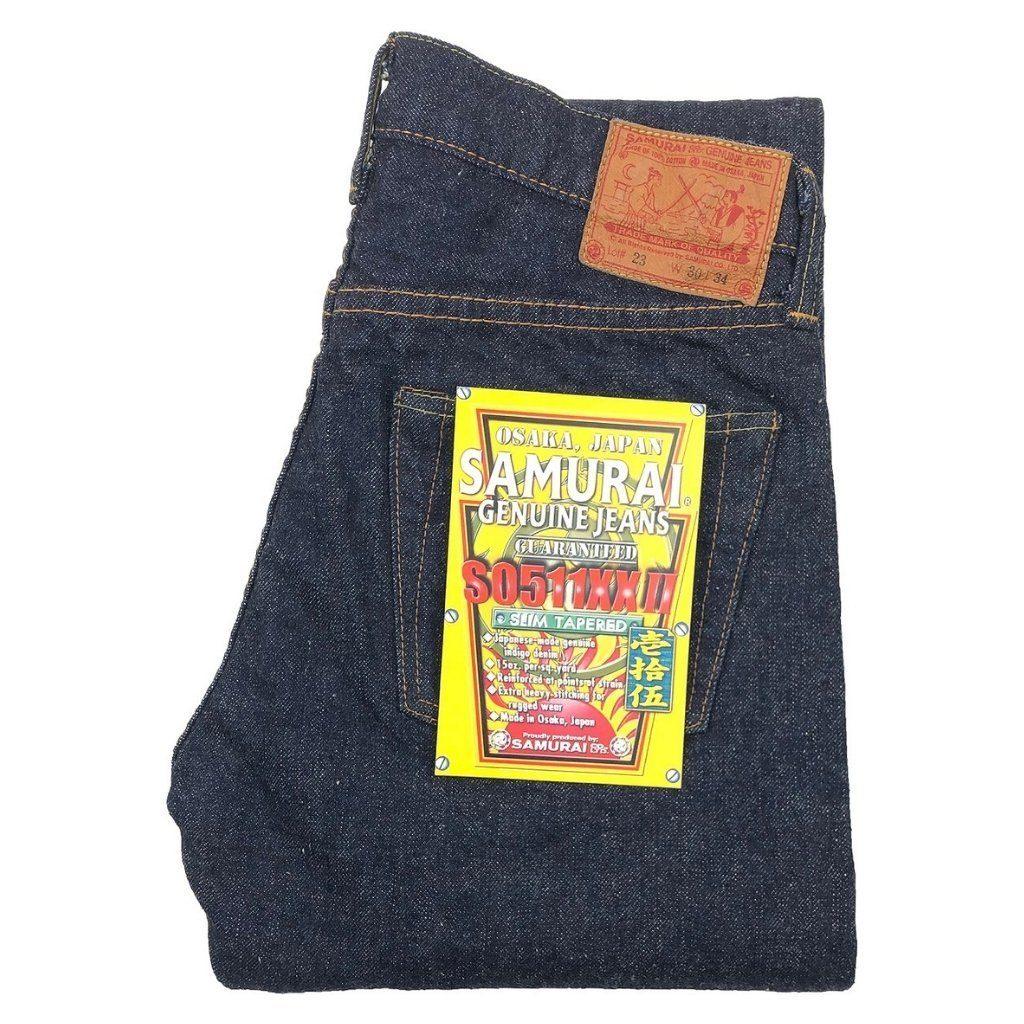 SAMURAI JEANS - S0511XXII NEW 511 MODEL SLIM TAPERED JEANS ONE