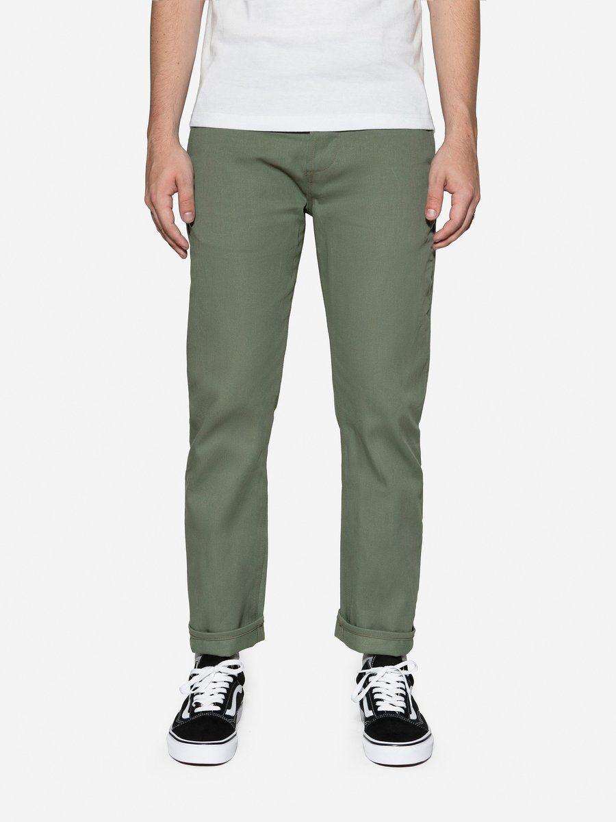 3sixteen - CH⁠-⁠55x Olive Selvedge Chino – City Workshop Men's