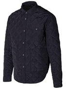 Schott NYC - Down-filled Quilted Shirt Jacket - Black - City Workshop Men's Supply Co.