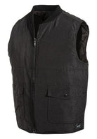 Schott NYC - Reversible Lightweight Quilted Down Filled Vest - Black/Camo - City Workshop Men's Supply Co.