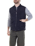 Schott NYC - Reversible Lightweight Quilted Down Filled Vest - Black/Camo - City Workshop Men's Supply Co.