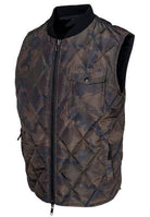 Schott NYC - Reversible Lightweight Quilted Down Filled Vest - Black/Camo - City Workshop Men's Supply Co.