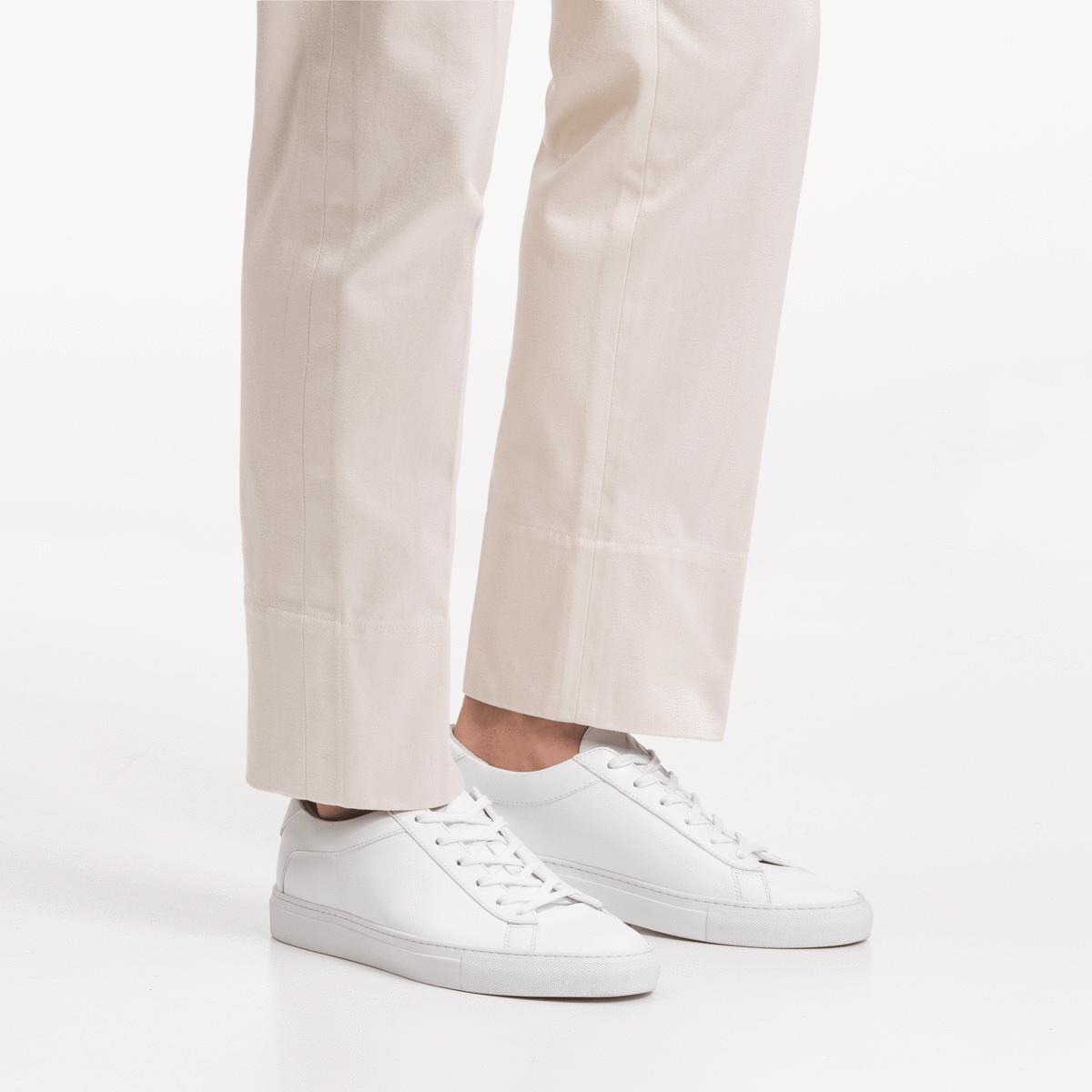 On Feet Capri Triple White Sneakers KOIO Men's Capri Triple White
