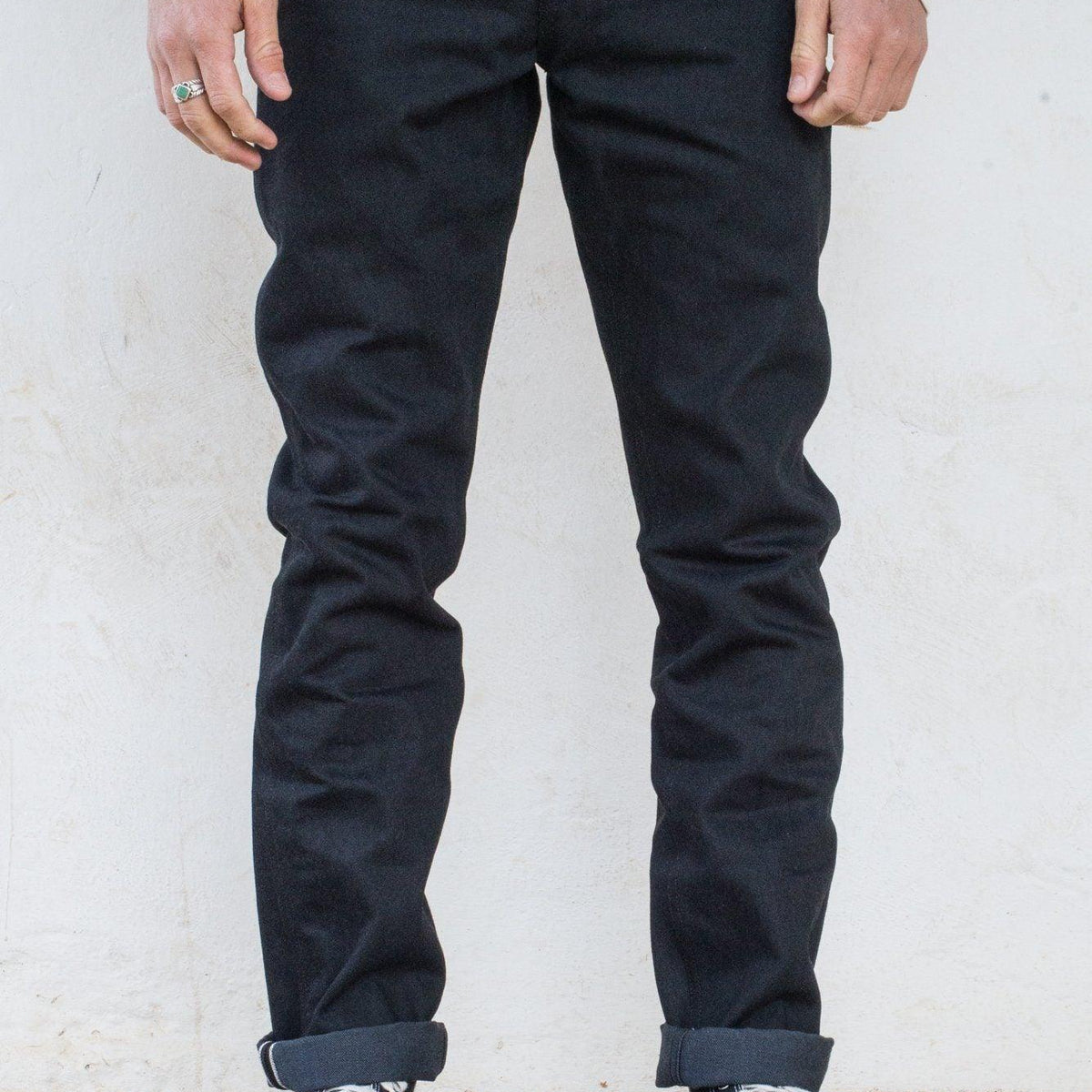 Freenote Cloth - Rios Raw 14.25oz Black Grey Japanese Denim – City ...