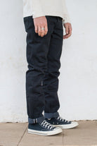 Freenote Cloth - Rios Raw 14.25oz Black Grey Japanese Denim - City Workshop Men's Supply Co.