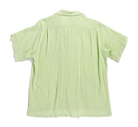 Engineered Garments - Camp Shirt - Lime Cotton Crepe - City Workshop Men's Supply Co.