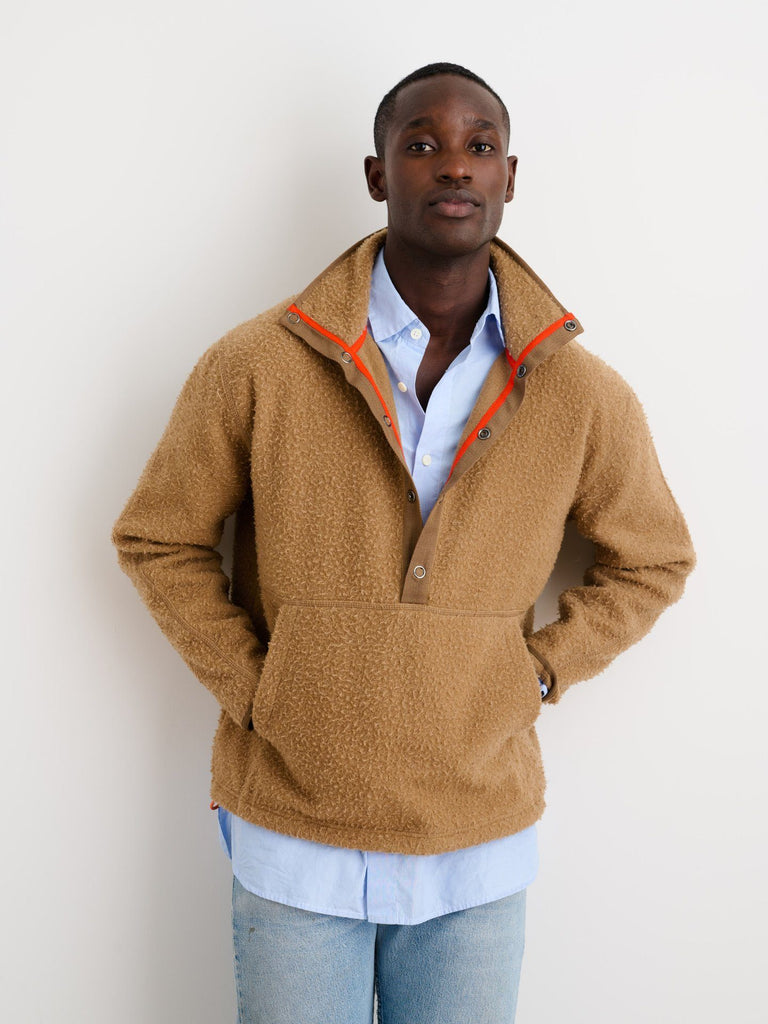 Alex Mill - Brushed Casentino Wool Popover - Camel