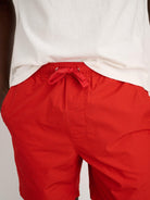 Alex Mill - Saturday Shorts in Japanese Poplin - Red/Navy - City Workshop Men's Supply Co.