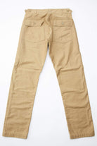 orSlow - 5032 Slim Fit Reverse Sateen Army Fatigue Pant in Khaki - City Workshop Men's Supply Co.