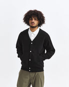 Reigning Champ - Flatback Thermal Cardigan - Black - City Workshop Men's Supply Co.