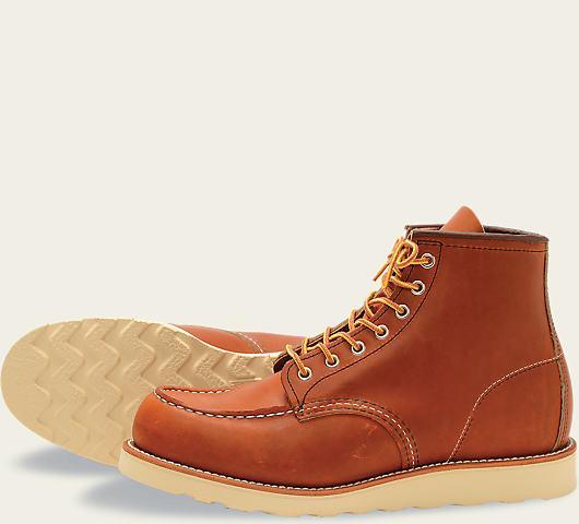 Red Wing Heritage 6 Inch Classic Moc #875 // Oro Legacy Leather - City Workshop Men's Supply Co.
