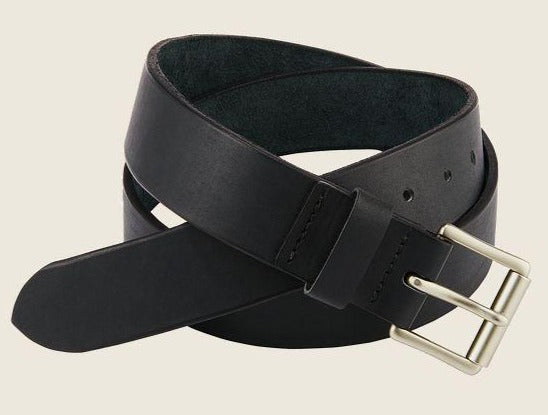 Red Wing Heritage Leather Belt - Black Pioneer Leather
