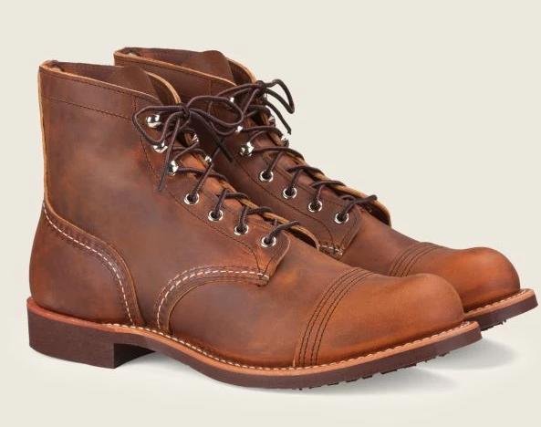 Men's Red Wing 6 Classic Moc Copper Rough & Tough Boots | Size 8 | Leather